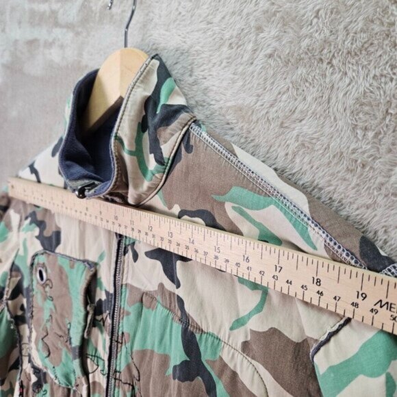Y2K Triple Five Soul Camouflage Jacket Mens Size M Full Zip Long Sleeve 555 Soul - Picture 9 of 16